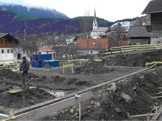 Baustelle im April 08 Baustelle im April 08