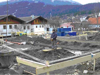 Baustelle im April 08 Baustelle im April 08