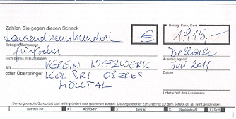 Spende von 1.915 €